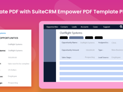 Swiftly  Generate PDF with SuiteCRM Empower PDF Template Plugin